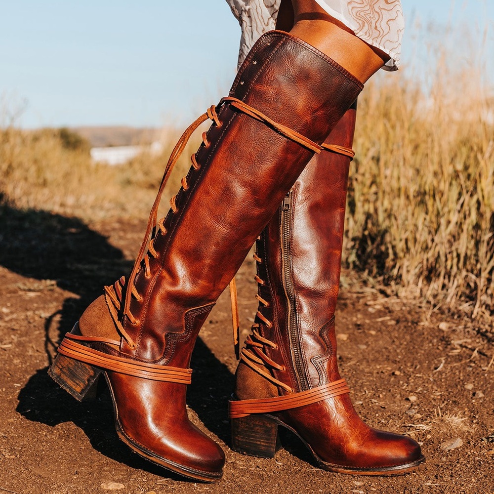 Freebird Coal Leather Boots Women’s Size 9
